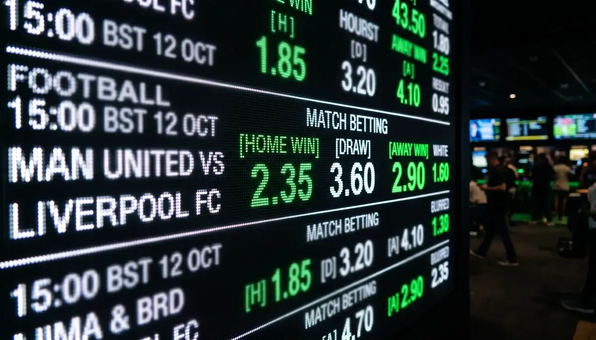 Como funcionam as odds nas apostas desportivas